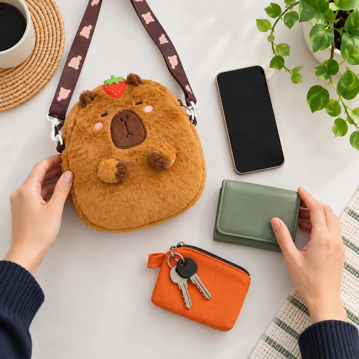 Celular e chaves na bolsa: planeje onde cada item vai ficar
