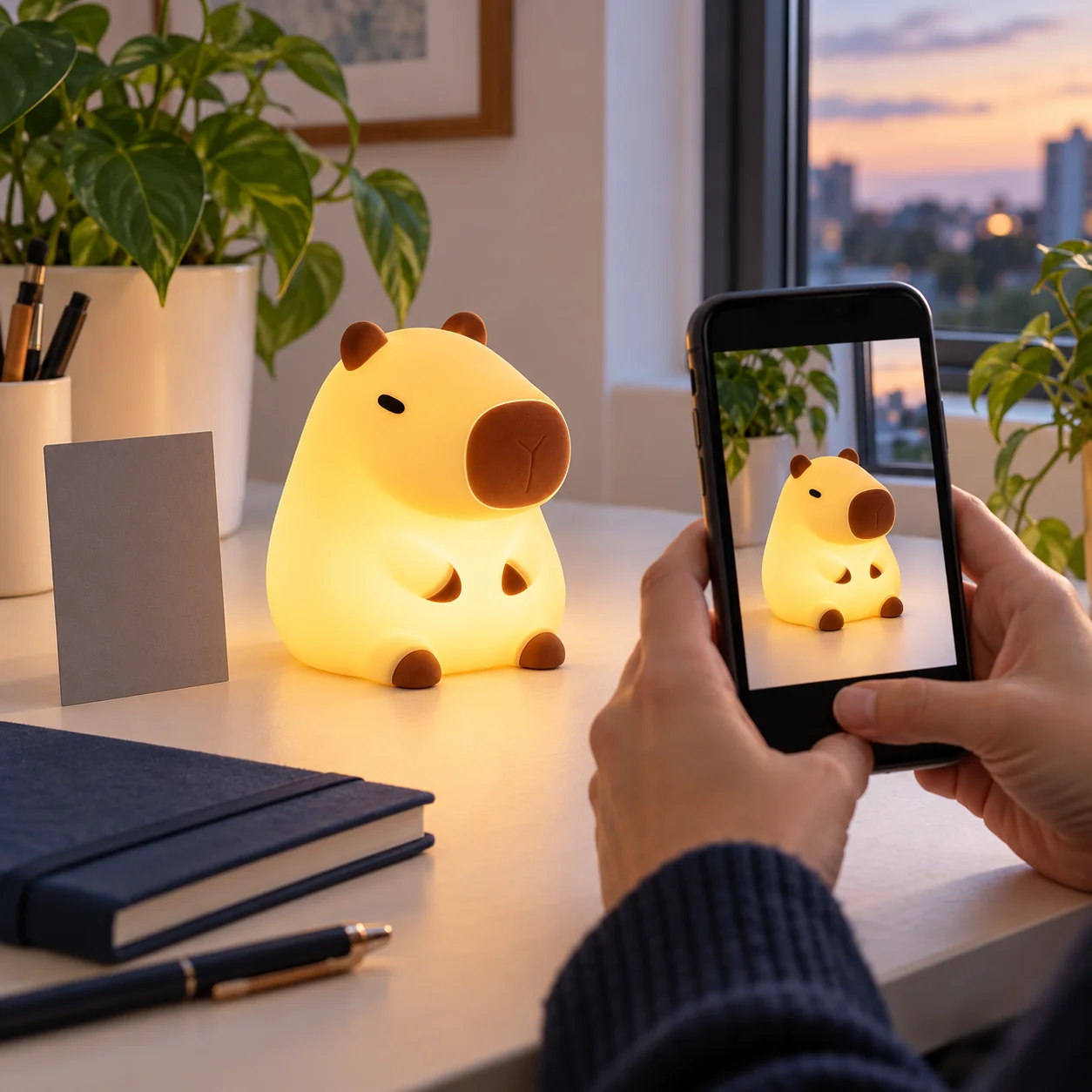 Fotografar uma luminária acesa: planeje a luz e o enquadramento