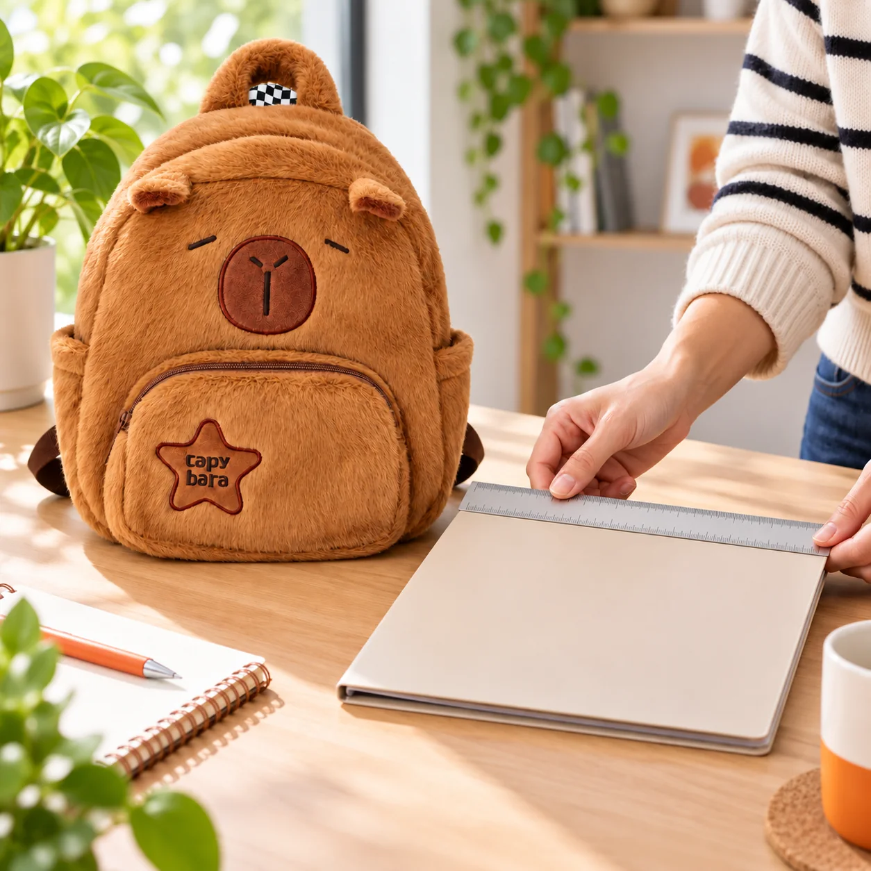 Mochila para levar uma pasta: compare medidas internas, não só a altura