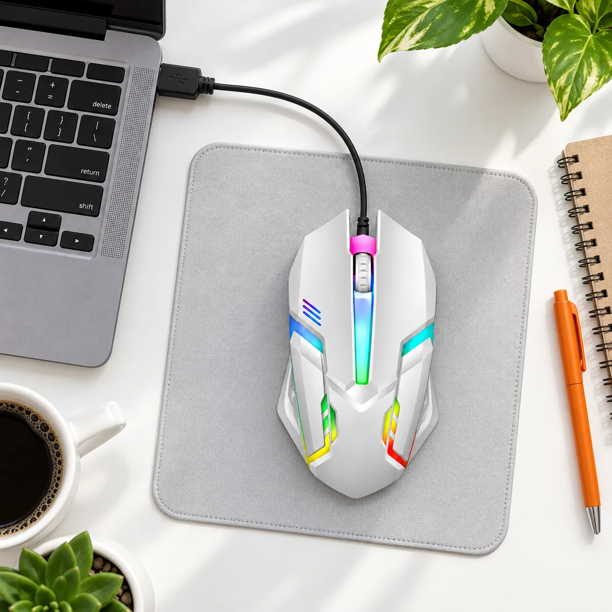 Mouse com fio para notebook: o que verificar na conexão e no espaço