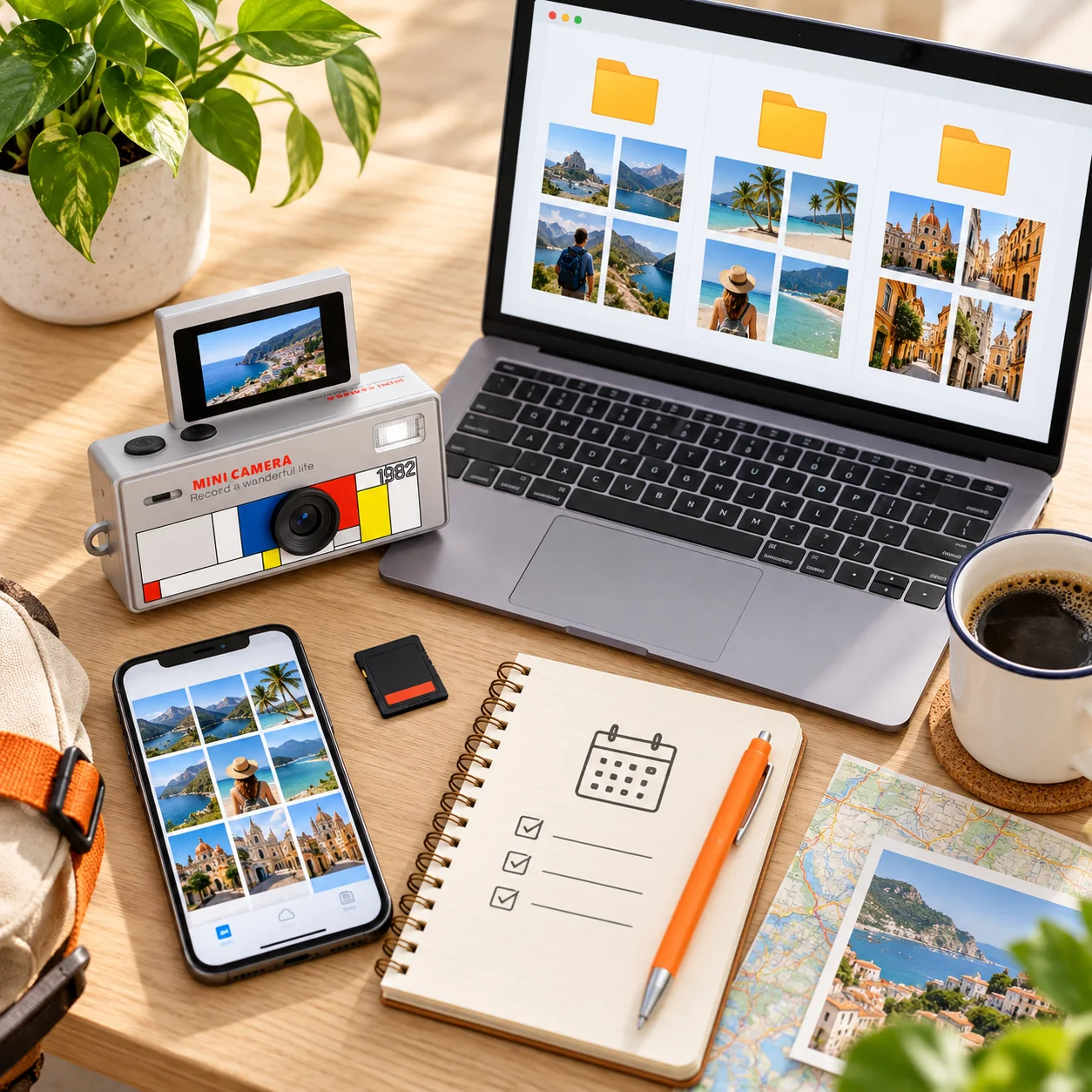 Como organizar fotos de passeios sem perder os arquivos originais