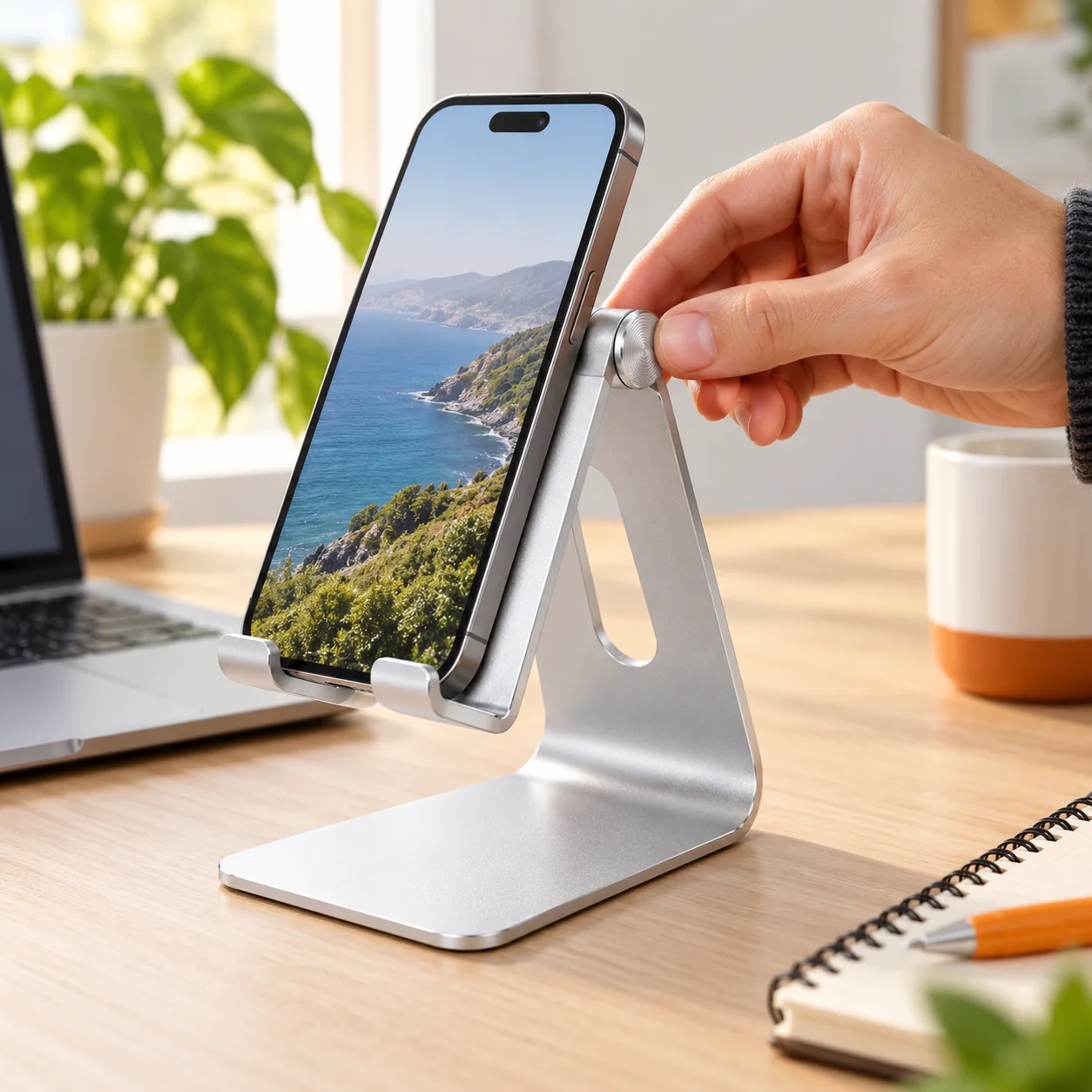 Suporte de mesa para celular: estabilidade e ajuste na prática