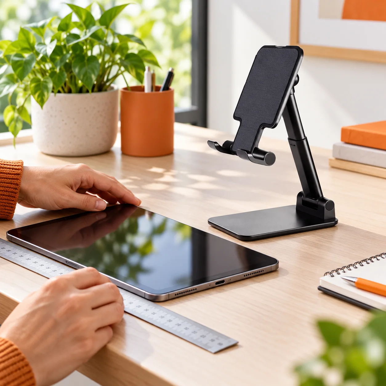 Tablet em suporte de mesa: confira mais do que o tamanho da tela