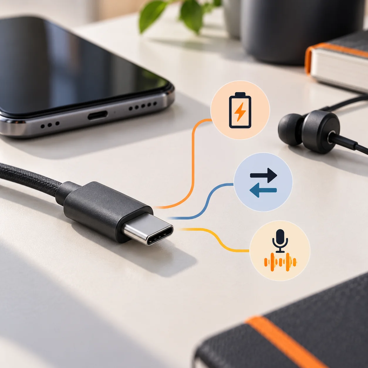 USB-C em um acessório: o formato do conector não conta toda a história