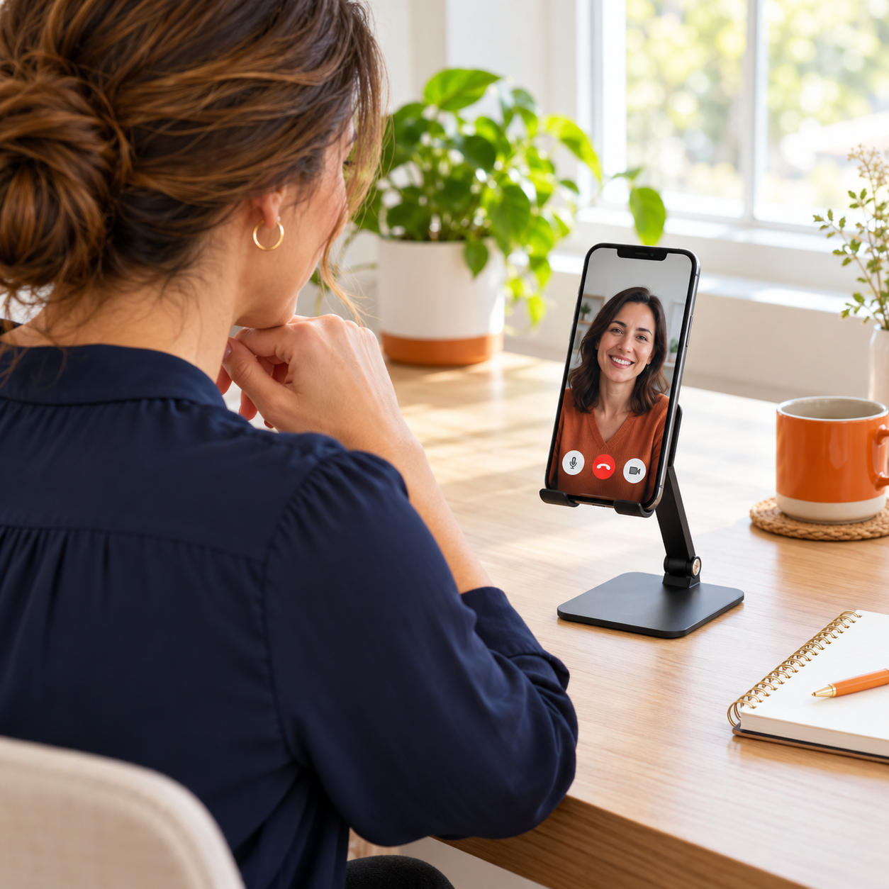 Videochamada com celular na mesa: ajuste a altura sem empilhar objetos