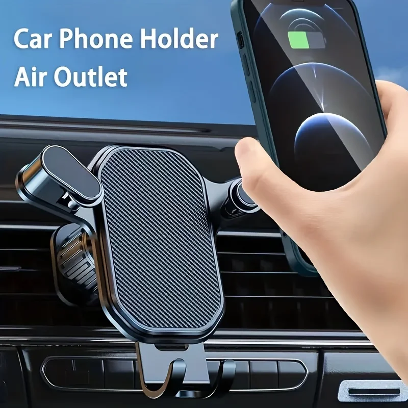 Suporte Veicular para Celular com Clipe para Saída de Ar – Smartphone e GPS
