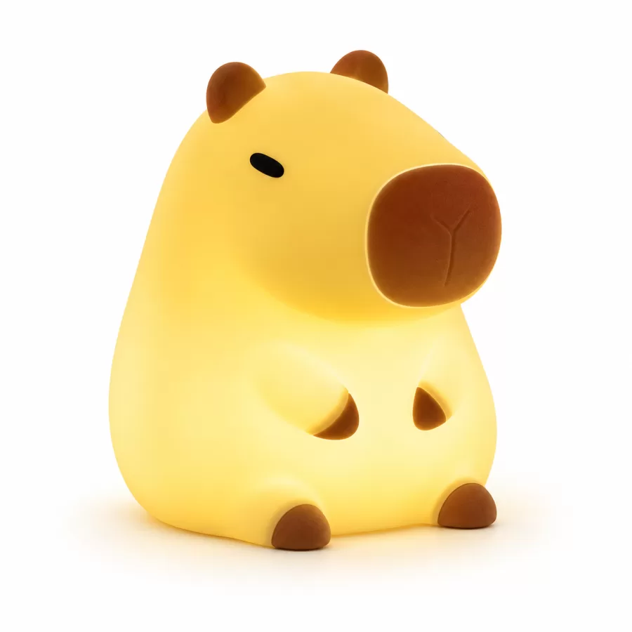 Luminária Noturna Capivara de Silicone LED